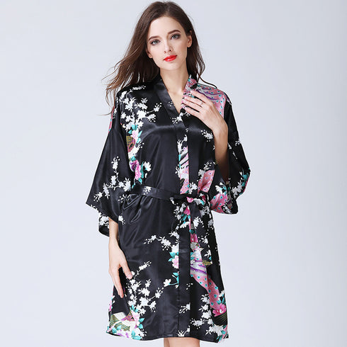 Sexy nightgown bathrobe home service - ROUTINE FASHION